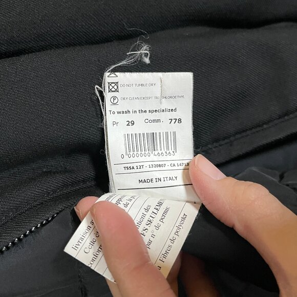 Loro Piana Storm System Zelander High Tenacity for Harry Rosen Wool Coat Size 52 - Picture 11 of 16